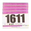 Benutzerdefinierte Laufnummern für Marathon-Rennen